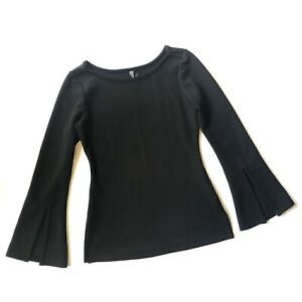 Yoana Baraschi Flared Sleeve Knit Top Size XS Side